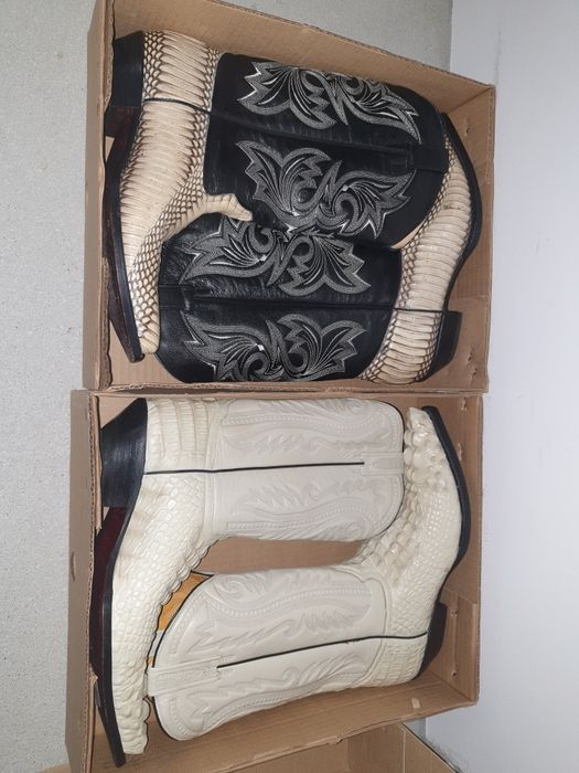 Vand cizme cowboy din piele de crocodil
