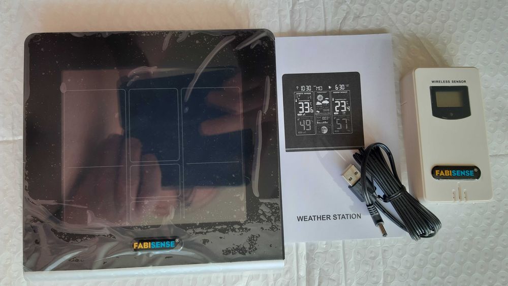Цифрова метеорологична станция,безжичен вътрешен+външен сензор