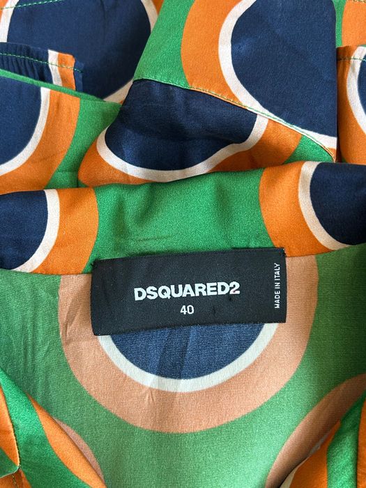 Elisabetta Franchi панталон  & Dsquared2 копринена риза