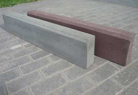 Брусчатка в Алматы. Паребрики