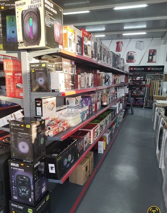 Нови стелажи за магазин супермаркет