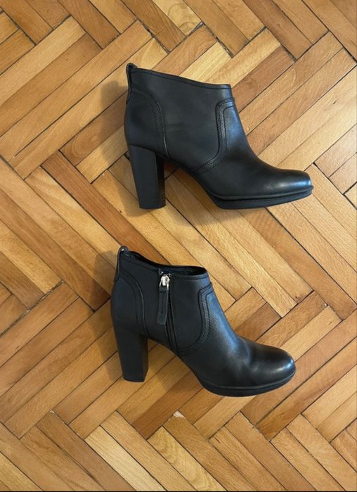 Botine din piele Tommy Hilfiger