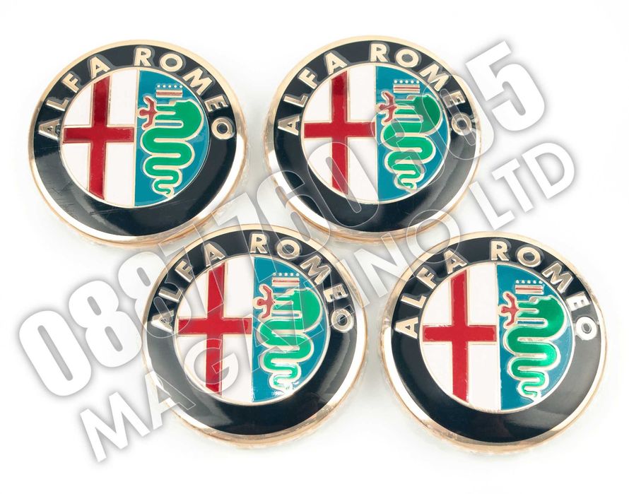 Капачки за Джанити Алфа Ромео Джулиа 4бр. 60мм. Brera Giulia Tonale