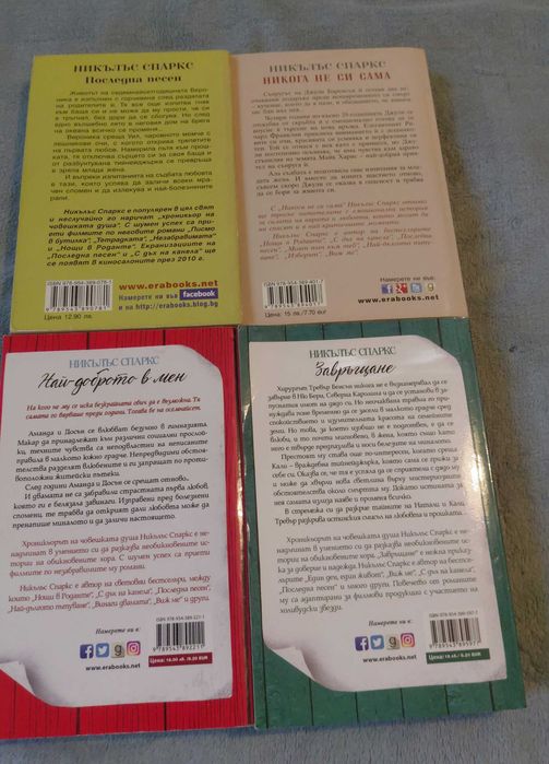 Книги - Никълъс Спаркс