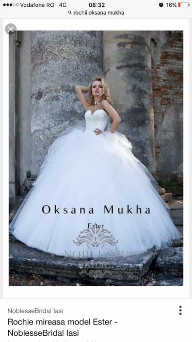 Rochie Mireasa - Oksana Mukha (Model Ester ) - model deosebit