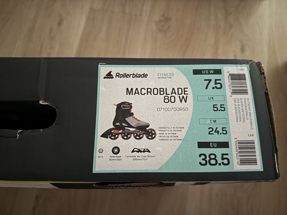 Ролики RollerBlade macroblade 80w