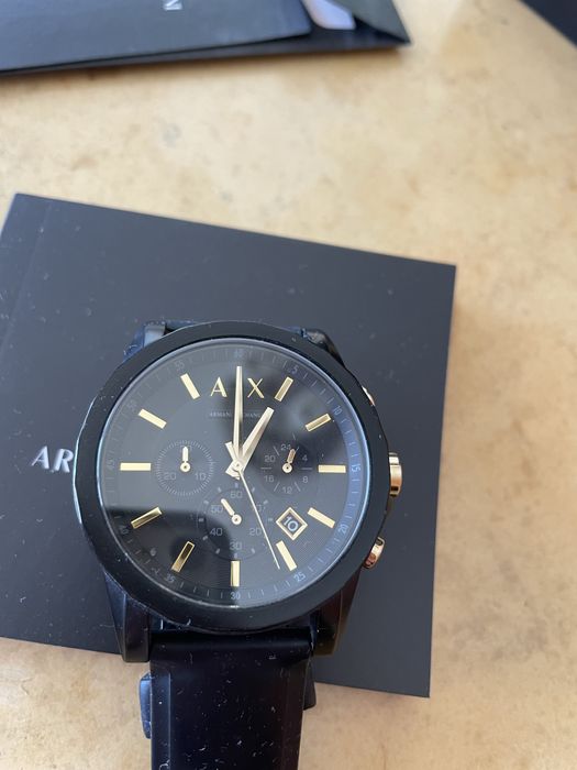 Часовник Armani Exchange Outerbanks AX7105 Черен