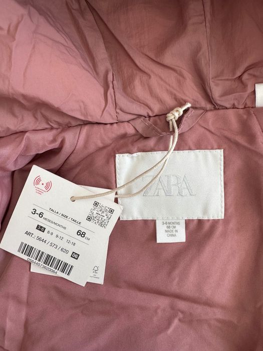 Zara зимно яке за момиче 3-6 месеца
