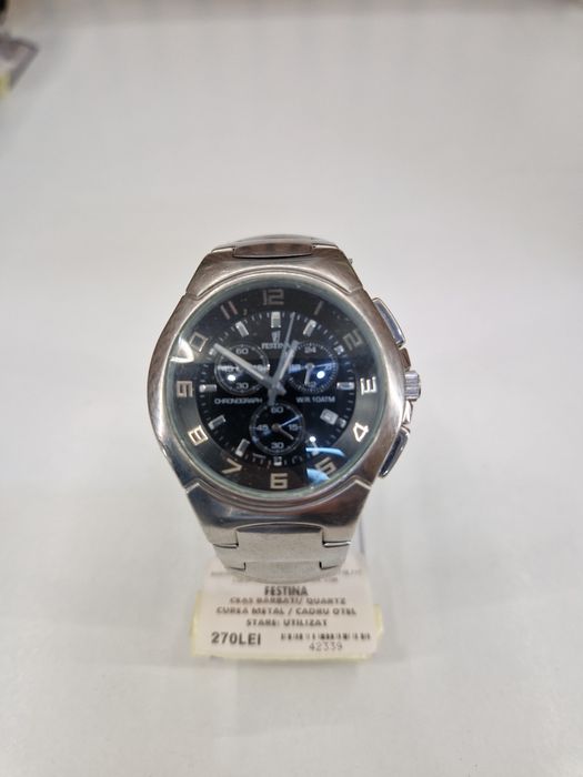 Ceas FESTINA Quartz Curea Metal Garantie! #42339