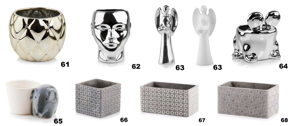 Керамични кашпи - за мъх, за кактуси, за орхидеи, за цветя, за саксии