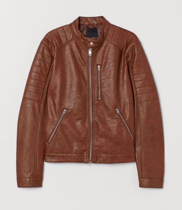 Ново мъжко кожено яке H&M