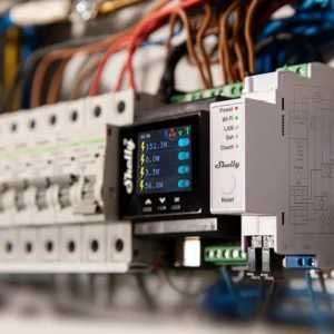 Shelly Pro EM-50 – DIN Електромер 2×50A с Контактор