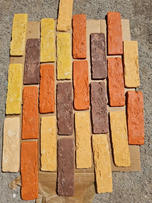Кирпич гипстан жасалған