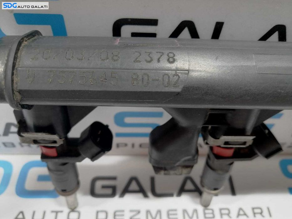 Rampa Presiune cu Injectoare Peugeot 208 1.4 VTi 2012 - 2018 Cod V757564580-02 757564580 V757564580 V7528176-80 V7528176 [D0141]