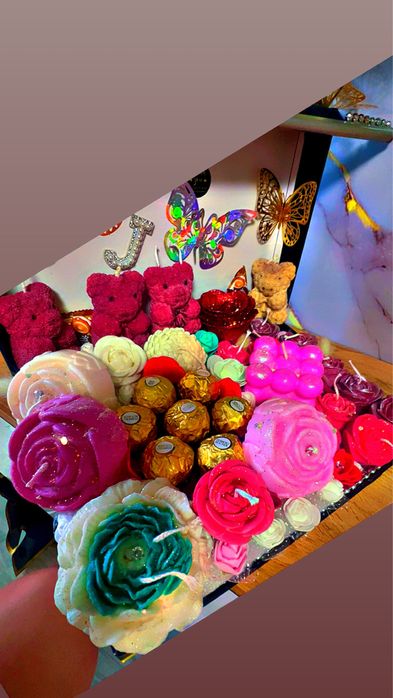 Ornament din ceara de soia non -toxica, lumanari parfumate