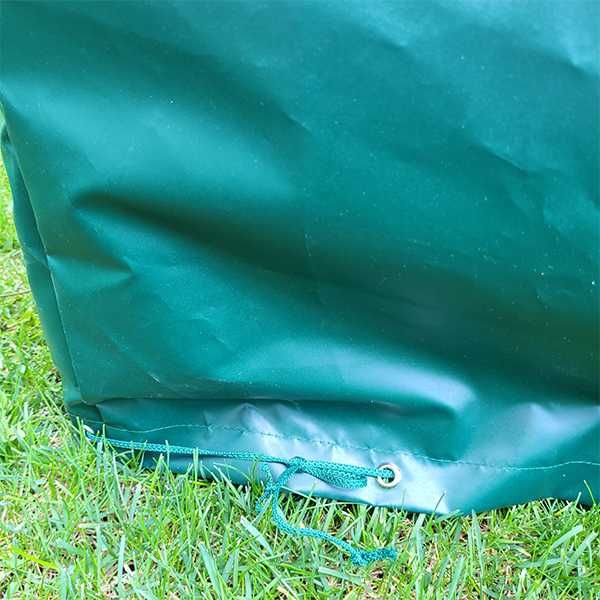 Husă verde impermeabilă premium pentru masă rotundă Ø95 cm