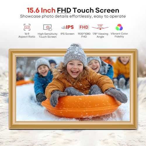 Дигитална фоторамка BIGASUO 15.6 64GB WiFi