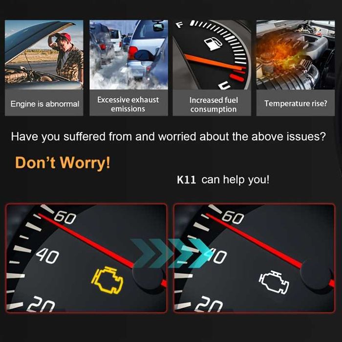 Автомобилна диагностика OBD2 ELM327 – Съвместима с iPhone и Android!