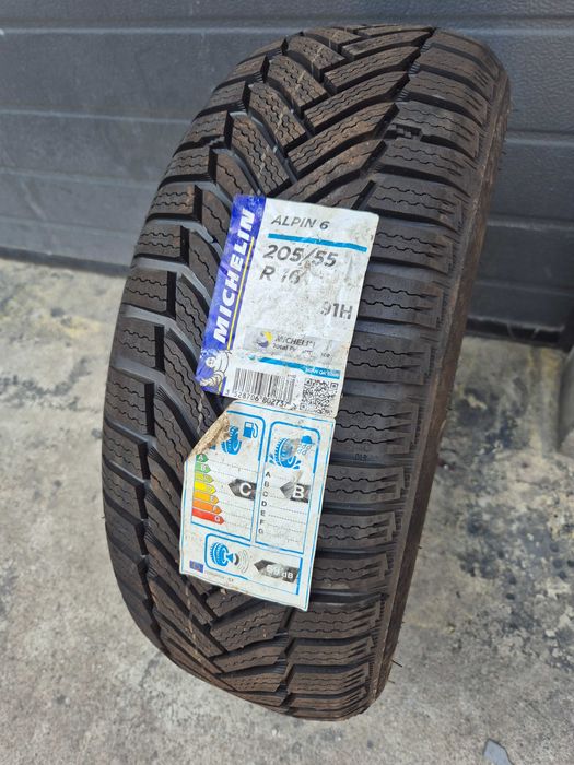 1 Anvelopa M+S IARNA - 205/55/16 91H - Michelin Alpin 6 - NOUA - DOT 2018 !