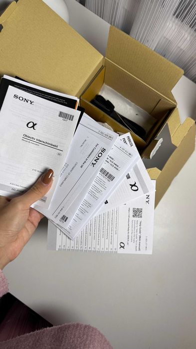 Sony Alpha ZV-E10 cu obiectiv 16-50 mm F/3.5-5.6