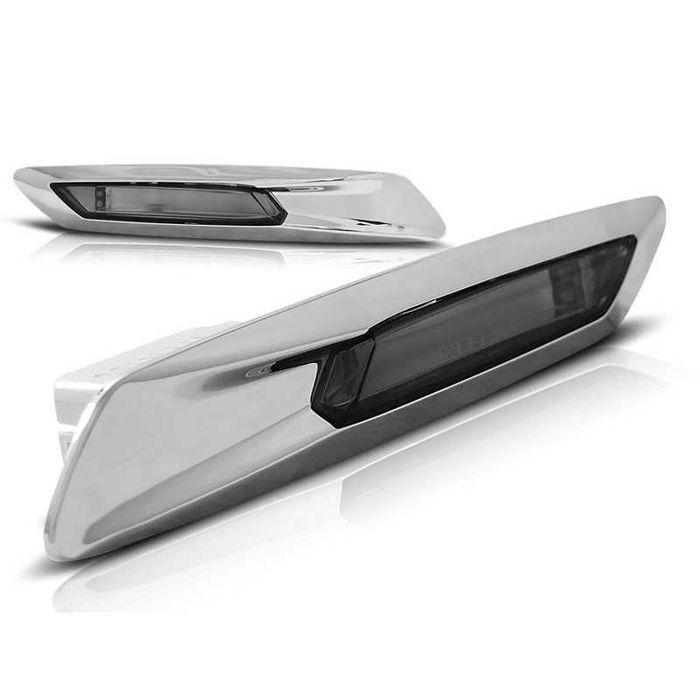 Диодни мигачи за BMW 5 Series F10 / F11 (2010-2013) Silver / Smoke