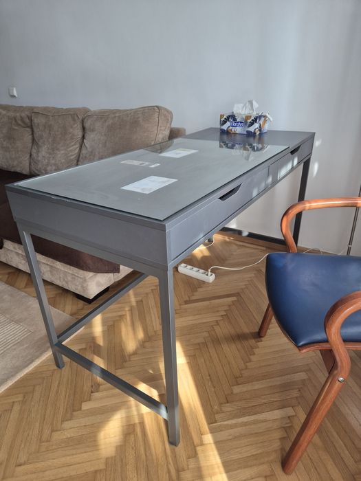 Birou Alex Ikea gri varianta mare stare foarte buna
