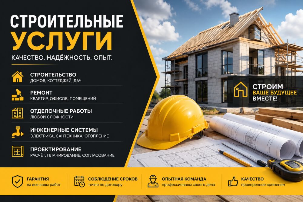 Услуги по строительству