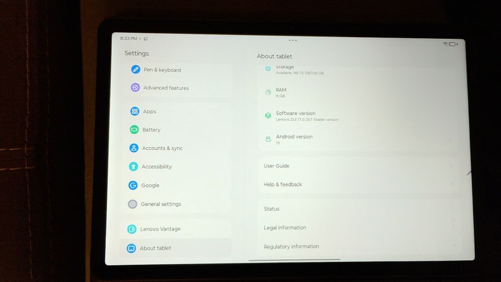 Lenovo tab M11 400 euro