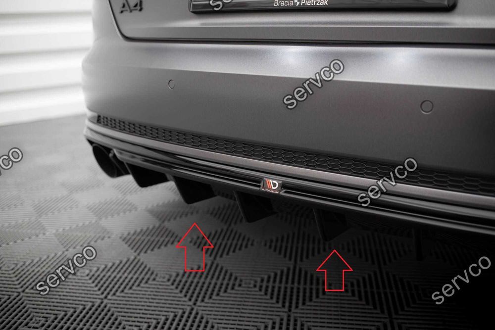 Difuzor bara spate Audi A4 S-line B9 2015-2019 v27 - Maxton Design