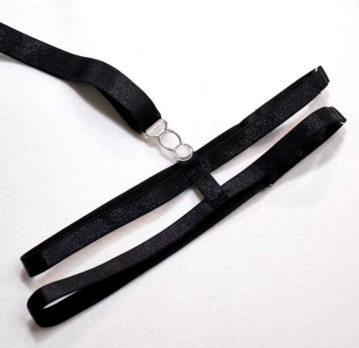 Ново! Секси черно бельо, бандажните ленти с верижката не са включени!