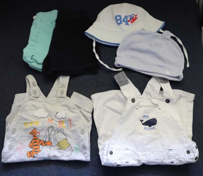 Лот бебешки дрехи 0-12 месеца подходящи за пролет/лято