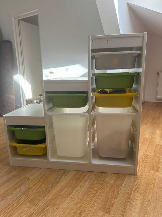 Ansamblu depozitare+cutii IKEA