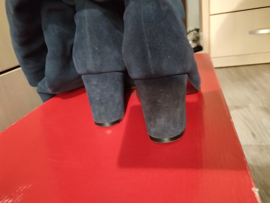 Cizme piele întoarsă