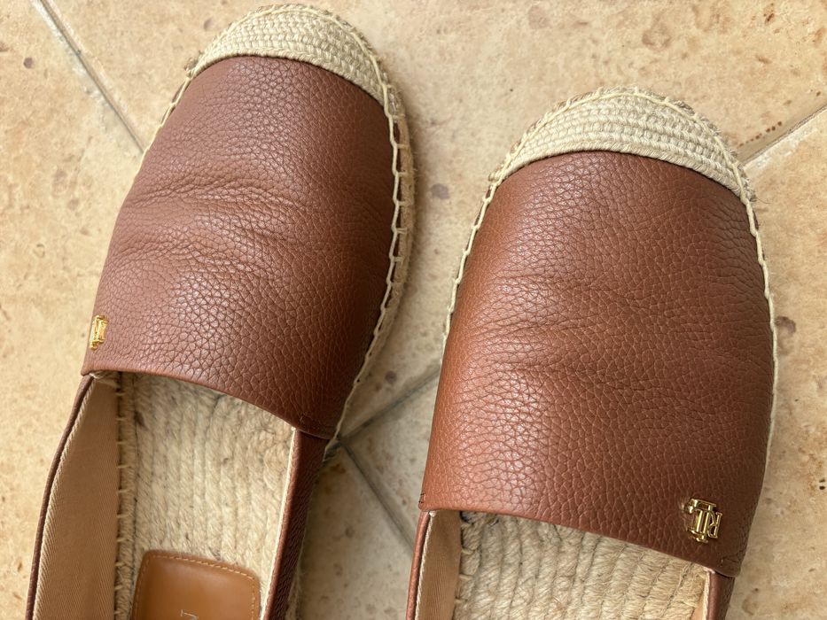 Кожени еспадрили Lauren Ralph Lauren