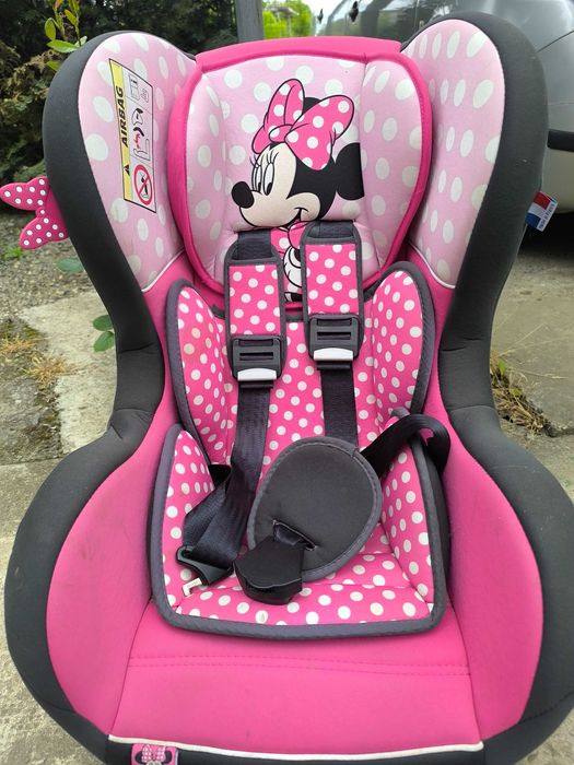 Scaun auto - roz cu Minnie