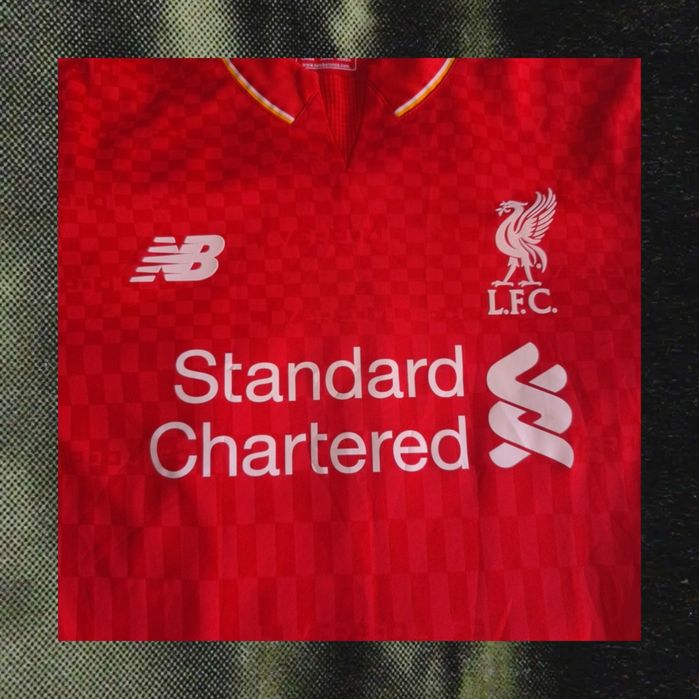 Liverpool x New Balance Тениска Екип 2015-2016 Home Kit Number 8