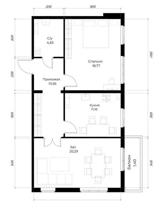Новостройка  2/9/9 ЖК «Assalom Maxtumquli» ОР-Р Махтумкули 136-дом