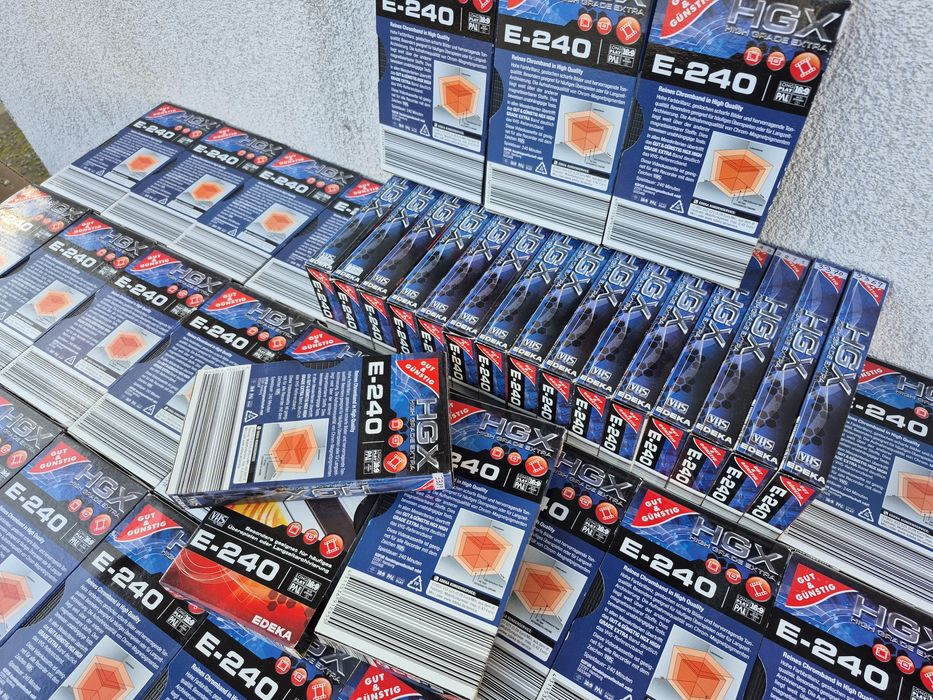 Vând 80 casete video VHS originale Edeka HGX colecție de filme Triler