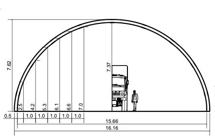 Ангар бескаркасный
