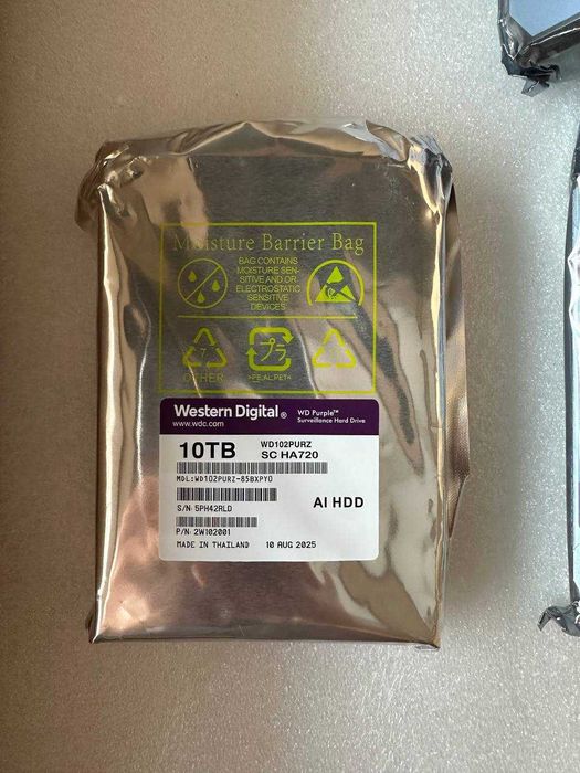 Жесткий диски в наличие.16TB 14TB 10TB 8TB WD Purple
