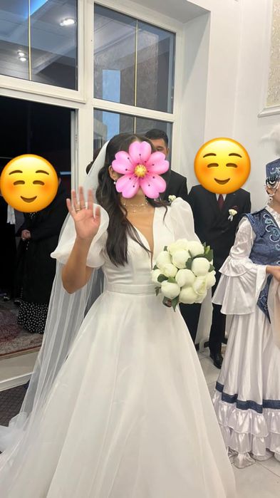 Свадебная белая платье