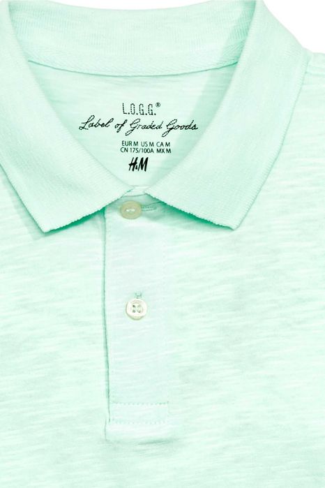 H&M / BP - 7 tricouri polo din bumbac mar. S/M [talie = 100 cm.], noi