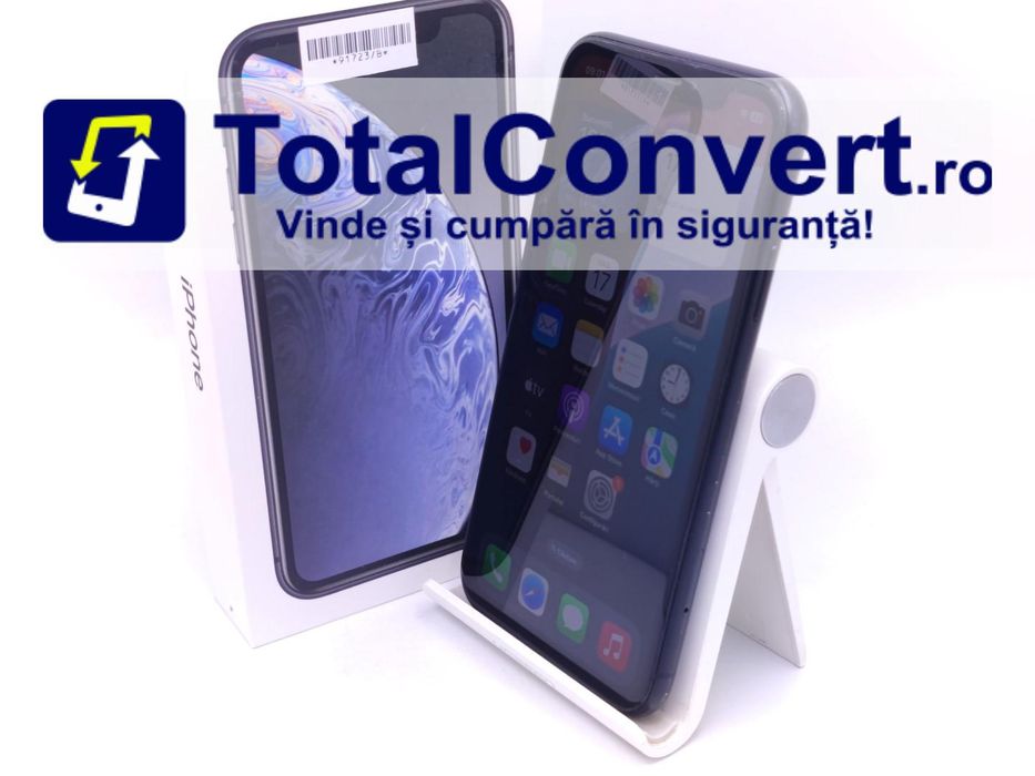 Apple iPhone XR 64GB Black 3GB Single SIM, Garantie 24 luni | #D91723