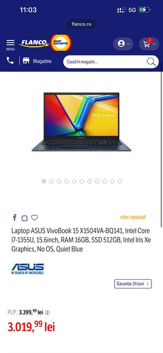 Laptop ASUS VivoBook