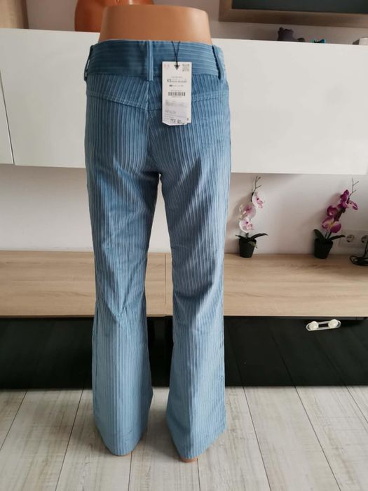 Pantaloni bumbac evazați Zara mărime XS noi cu eticheta