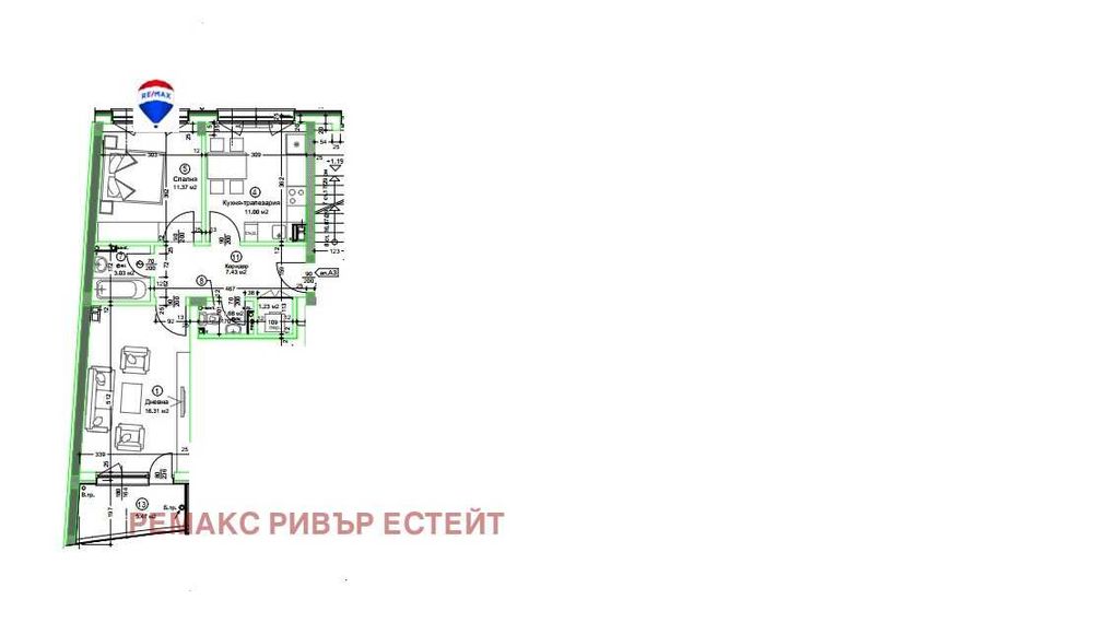 Продава се Двустаен апартамент в Русе, Център - 86 кв.м за 1653 €/кв.м - Снимка #1