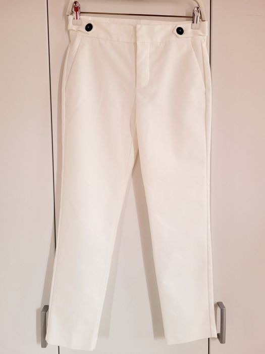 Бял панталон на Mango размер XS/S