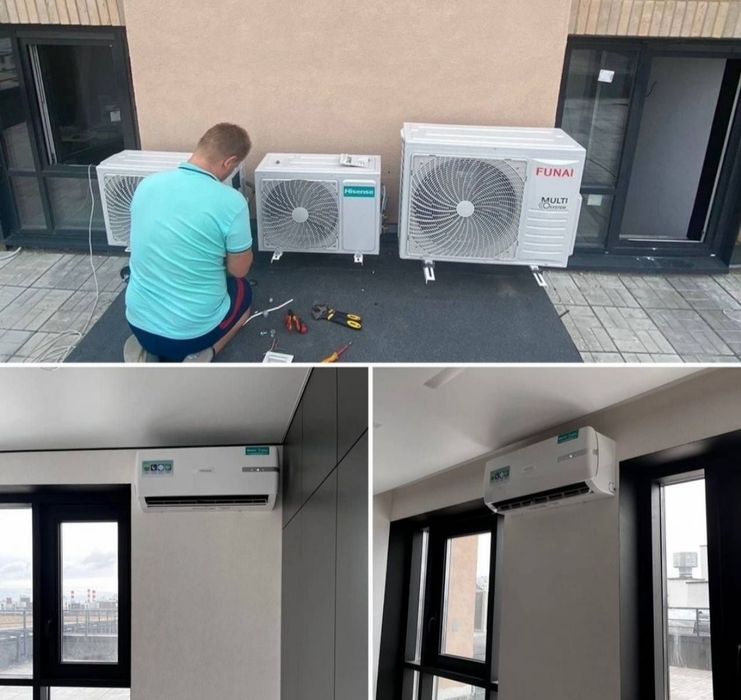 Установка кондиционера