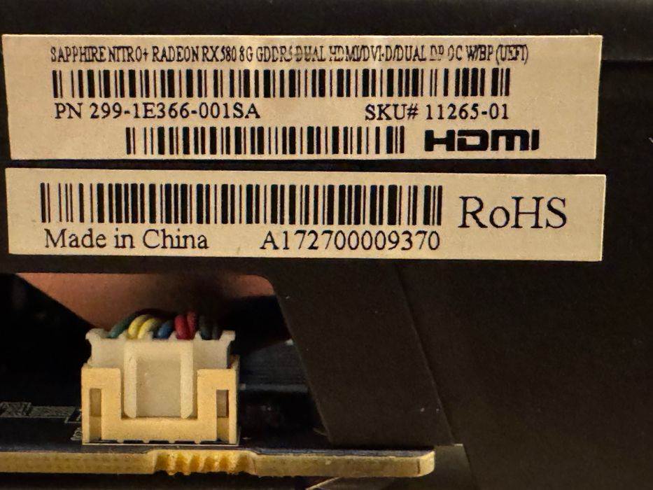 Plăci video Sapphire Nitro+ Radeon RX 580 (8GB GDDR5)
