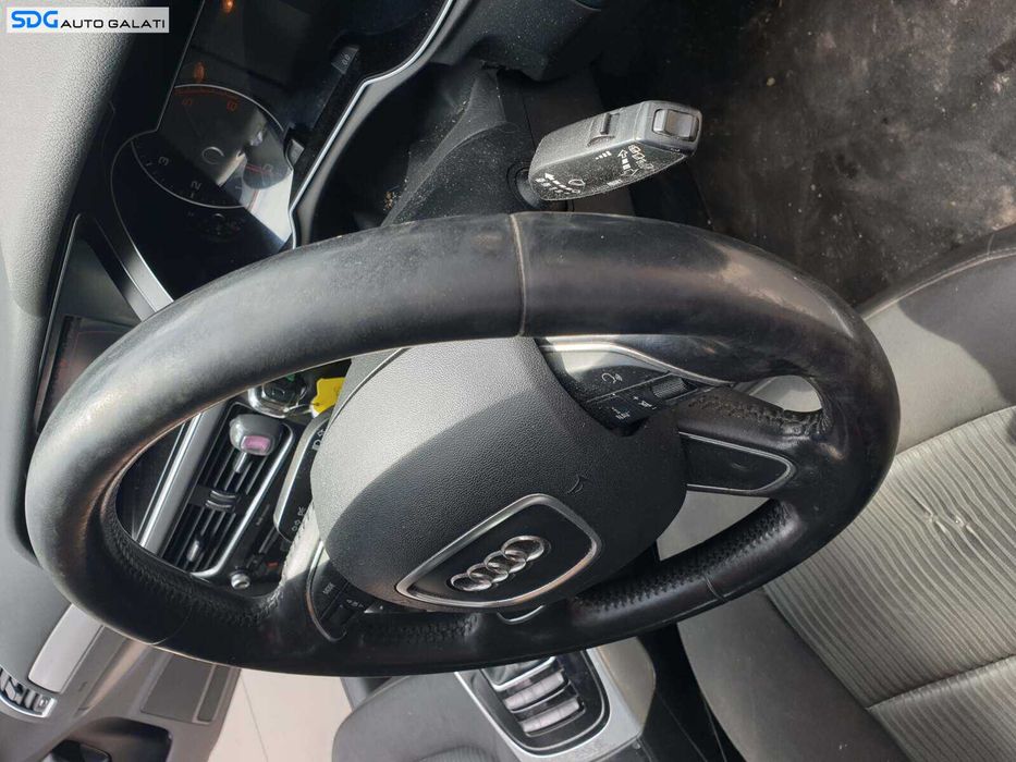 Volan Piele 4 Spite cu Comenzi FARA Airbag Audi A4 B8 B8.5 FL Facelift 2012 - 2015 [Q2226]